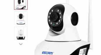 Caméra de surveillance Wi-fi vision nocturne Escam G02 à 22,55€ port inclus