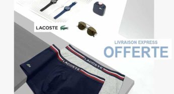 Fête des pères Lacoste : livraison Chronopost gratuite sans minimum (au lieu de 9,95€)