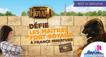 Fort Boyard à France Miniature (et tout le parc) : 15,5€ au lieu de 22€ (10,5€ pour les enfants)