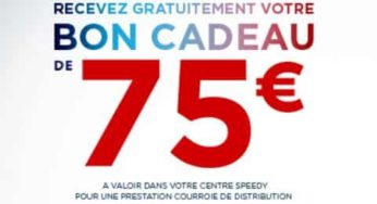 Remise de 75€ sur le remplacement de la courroie de distribution en centre auto Speedy