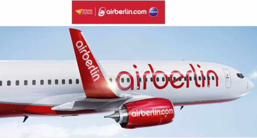 Bon de réduction Airberlin : 2 x 10€ sur vos billets d’avion pour le monde entier (départ FR Paris, Nice, Calvi)