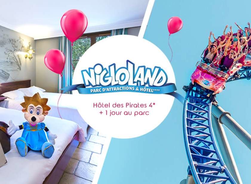 Jusqu’à -50% sur votre séjour Parc Nigloland