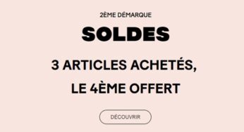 Nouvelle démarque Etam ! 3 articles achetés le 4ème offert et jusqu’à -50%