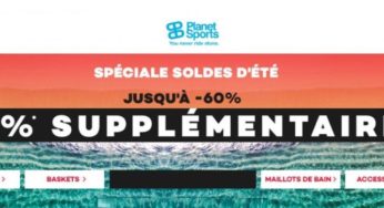 Jusqu’à ce soir : 15% de remise sur les Promos et Soldes Planet Sports