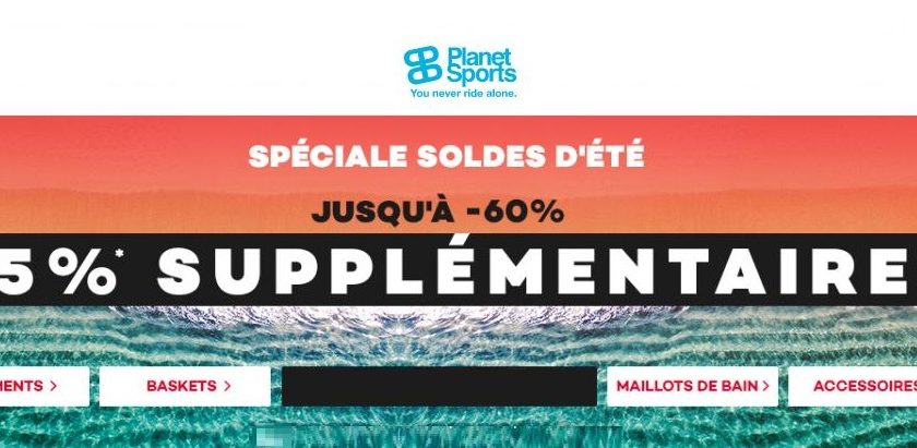 remise sur les Promos et Soldes Planet Sports