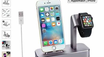 Vente flash : 22,99€ le support de charge iPhone + Apple Watch (aluminium)