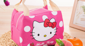 Seulement 2,29 euros le sac Lunch-Box Cartoon enfant (Hello Kitty, Totoro, Stitch…) port inclus