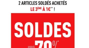 Dernières heures des Soldes Pimkie : le 3eme article à 1€ (démarque jusqu’à -70%)