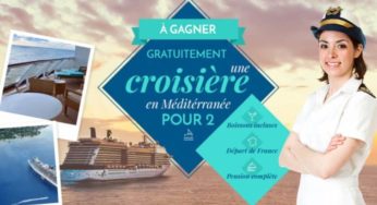 Gagnez une croisière pour 2 en Méditerranée (pension complète boissons comprises)