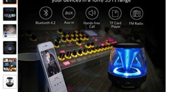 Vente flash : 13,99€ l’enceinte Bluetooth – lampe – radio FM (lecteur carte SD / main libre..)