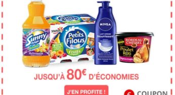 Spéciale rentrée : jusqu’à 80 euros d’économies en coupons de réduction !