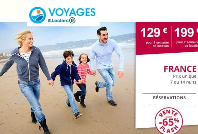 2 semaines 199€ Leclerc Voyages