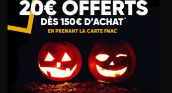 20€ offerts dès 150€ sur la FNAC jusqu’à vendredi13h + livraison gratuite