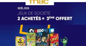 Noel Kids La FNAC : 2 jeux de société achetés = le 3ème gratuit 🎅