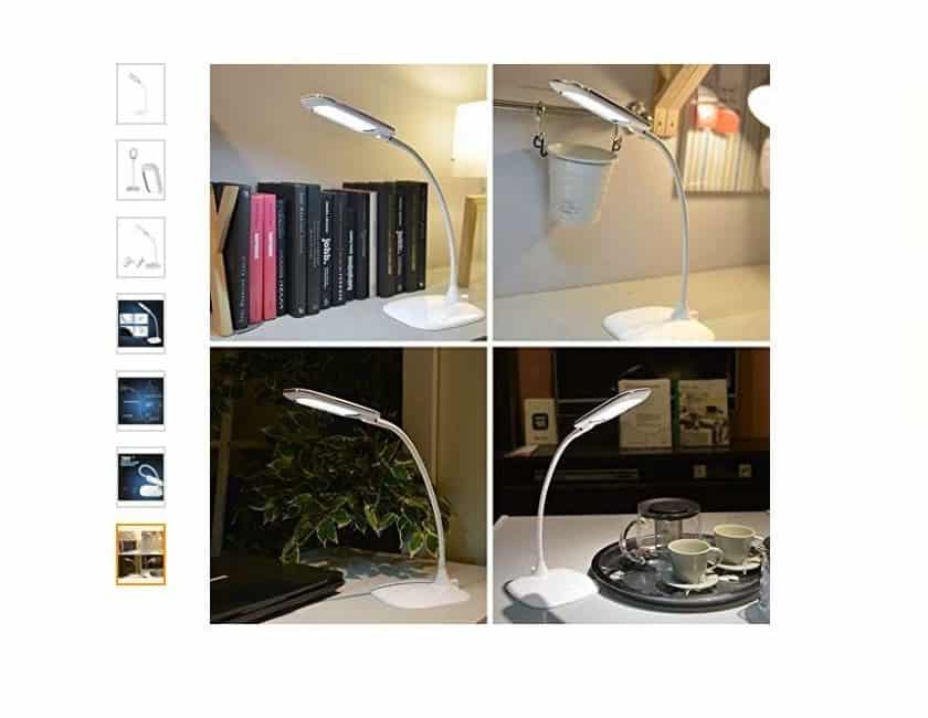 14,99€ lampe de bureau flexible et rechargeable LED (sur secteur ou batterie)