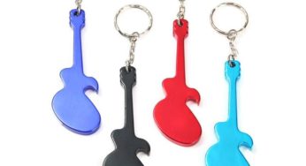 MINI PRIX : 9 centimes le porte-clé guitare ouvre bouteille en aluminium port inclus