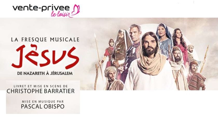 Billet fresque musicale la Jésus, de Nazareth à Jérusalem pas cher