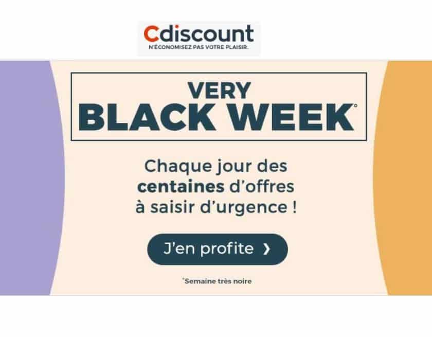 Black Friday Cdiscount Very Black Week