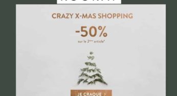 Crazy X-mas Shopping Kookai : -50% tous les 2 articles