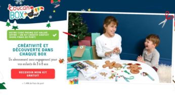 1 kit créatif enfant spécial Noel toucanBox GRATUIT (port : 1,49€) sans engagement