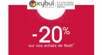 20% de remise sur vos achats Oxybul jusqu’à dimanche