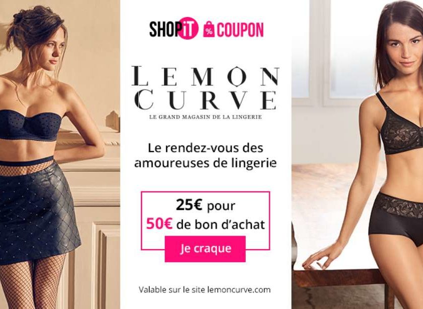 Bon d’achat Lemon Curve moitié prix