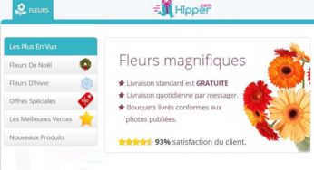 Bon plan livraison de fleurs : -20% sur Hipper + livraison gratuite 💐