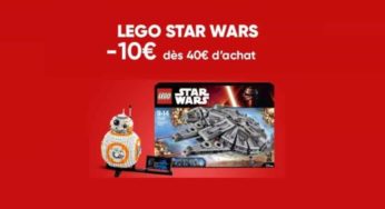 Offre Lego Star Wars : 10€ de remise immédiate dès 40€ d’achat (livraison gratuite) FNAC