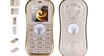 13,20€ mobile Spinner Golden Servo S08 (double SIM, MP3 Bluetooth) débloqué – livraison gratuite