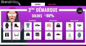 Troisième démarque des soldes Brandalley : jusqu’à -80% + 10% supplémentaires