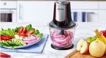 PRIME : 22,39€ le hachoir électrique viande et légumes Aicok bol verre 1,2l