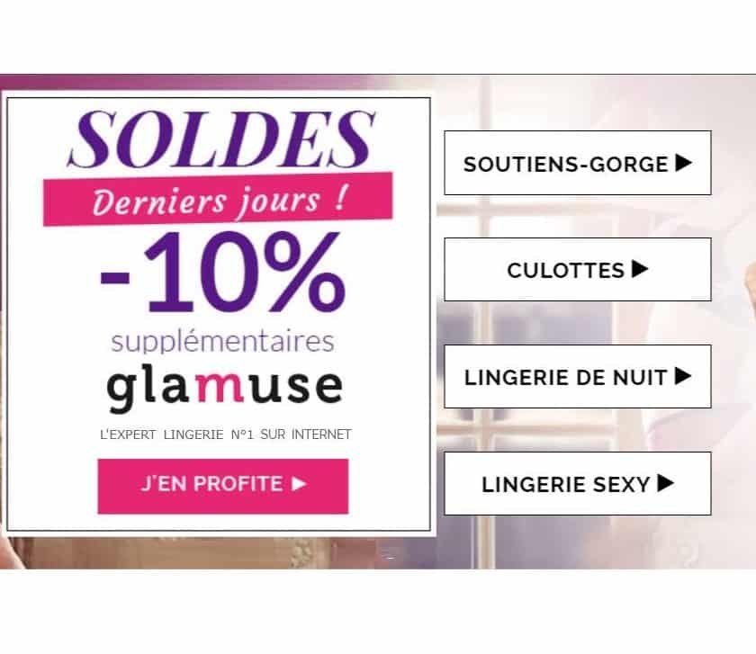 Dernière démarque soldes Glamuse