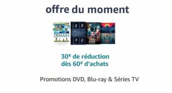 Offre DVD-Blu-Ray : 30€ de remise dès 60€ d’achats (plus de 3000 films)