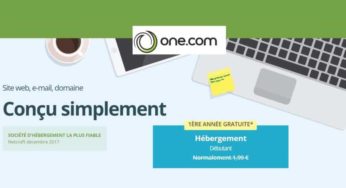 Site internet quasiment gratuit : hébergement + nom de domaine + email (14,4€ de configuration)