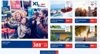 Avec les offres spéciales XL Airways voyagez loin pour pas cher : A/R dès 349€ Fort-de-France, Pointe-à-pitre, dès 388€ New-York…