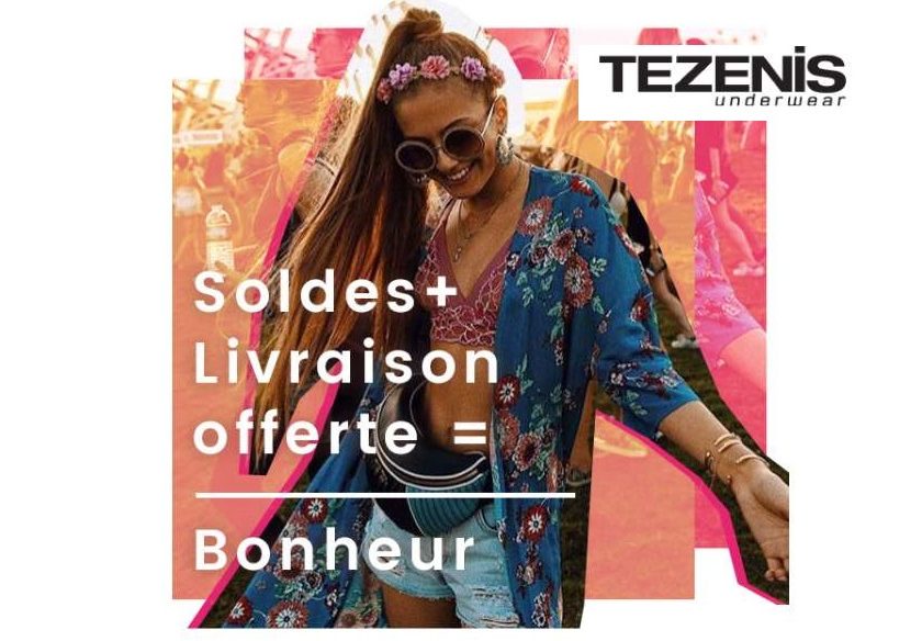 livraison gratuite sans minimum sur Tezenis