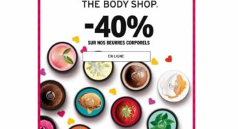 40% de remise sur tous les beurres The Body Shop (aujourd’hui seulement)