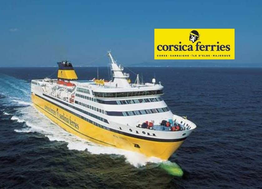 Bon d’achat Corsica Ferries Toulon-Majorque