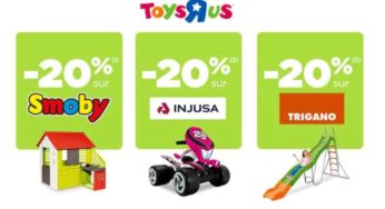 20% de remise sur les jeux extérieurs Smoby, Trigano et Injusa (Toys’R US)