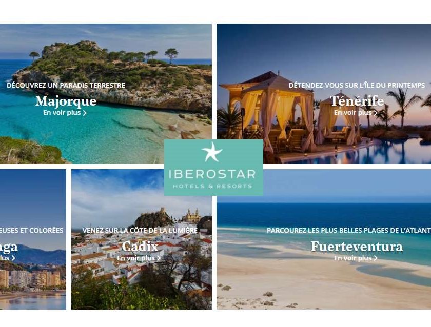 25€ de consommation offerte 10% de remise dans les hôtels Iberostar