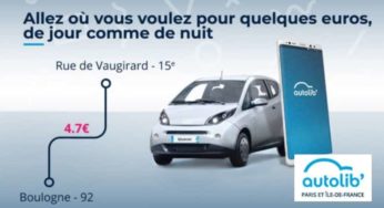 Vente Privée Autolib’ Premium : 40€ pour 12 mois abonnement + 1ère location gratuite