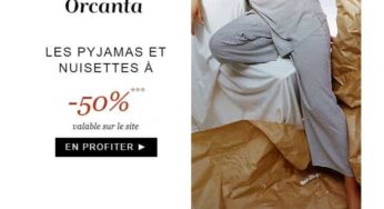 Toutes les nuisettes et pyjamas à moitié prix sur Orcanta + outlet à -50%