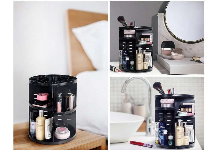 5,99€ seulement organisateur à maquillage rotatif Kealive