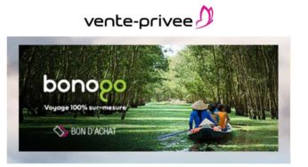 Bon d’achat Bonogo 200€ de remise pour 20€ (voyage sur-mesure)