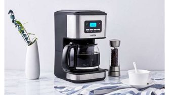 PRIME 29,59€ cafetière programmable 12 tasses Aicok port inclus (affichage LED)