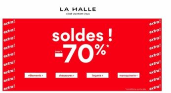 2 articles en soldes sur La Halle achetés = 20% supplémentaire (uniquement aujourd’hui)