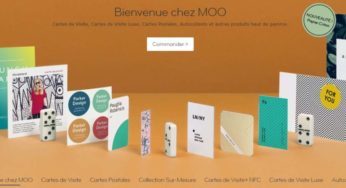 5€ de remise sur MOO dès 60€ (cartes de visite, autocollants, cartes postales, cartes invitation, flyer…)