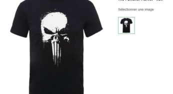 10,99€ T-shirt officiel The Punisher Marvel homme – livraison gratuite