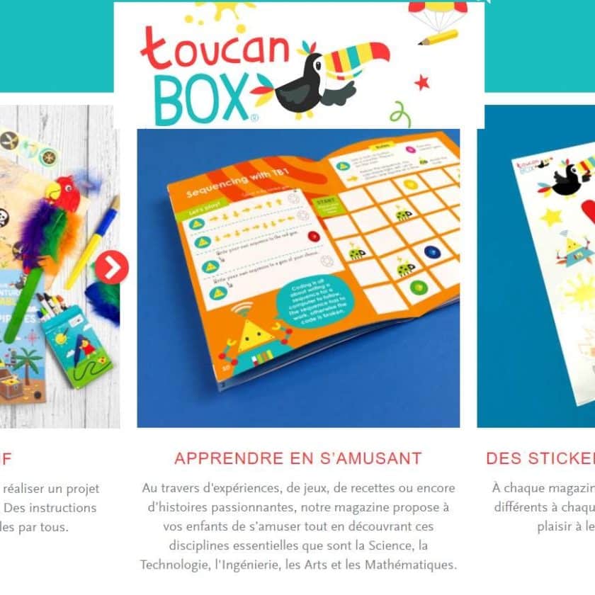 ToucanBox offre 1 kit créatif pour enfant gratuit