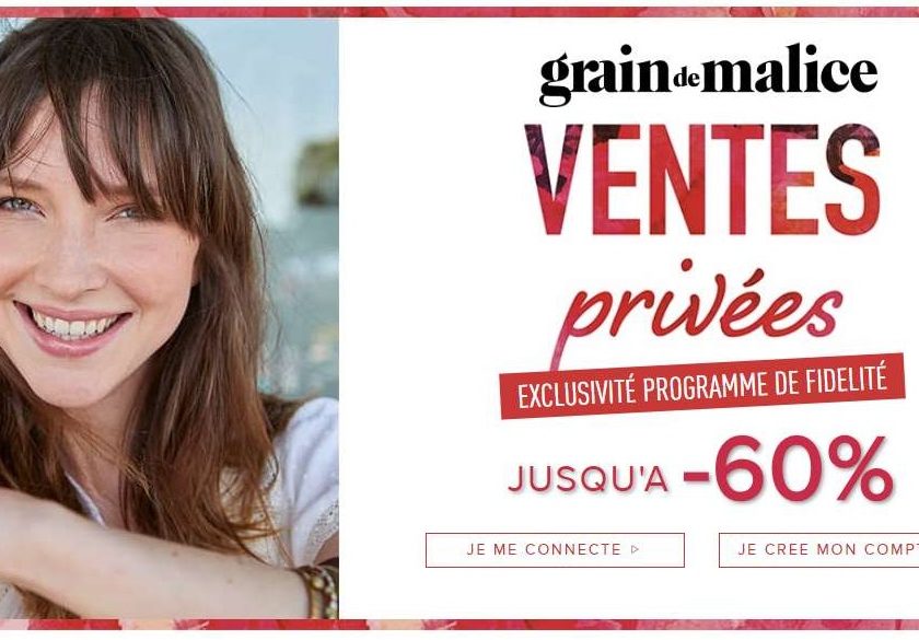 Vente privée Grain de Malice les pré-soldes